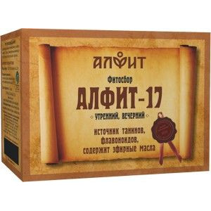 АЛФИТ-17 СБОР ГИПОТЕНЗИВНЫЙ 2Г. №30Х2 (120Г.)