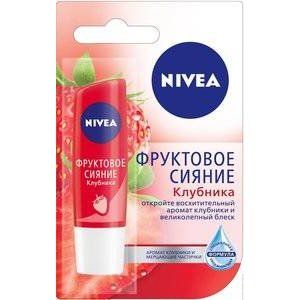 НИВЕЯ ЛИП КЭЙР БАЛЬЗАМ Д/ГУБ ФРУКТОВОЕ СИЯНИЕ КЛУБНИКА 4,8Г. [NIVEA]