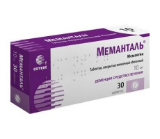 МЕМАНТАЛЬ 10МГ. №30 ТАБ. П/О /СОТЕКС/