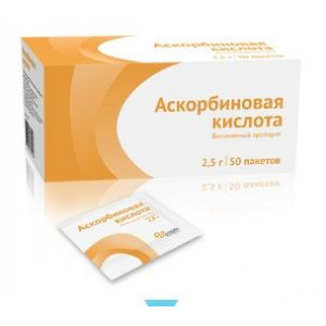 АСКОРБИНОВАЯ К-ТА 2,5Г. №50 ПОР. Д/Р-РА Д/ПРИЕМА ВНУТРЬ ПАК. /ОЗОН/
