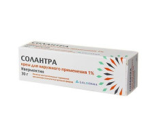 СОЛАНТРА 1% 30Г. КРЕМ Д/НАРУЖ.ПРИМ. ТУБА