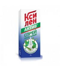 КСИЛЕН АКТИВ 0,1% 15МЛ. №1 МЕНТОЛ/ЭВКАЛИПТ НАЗАЛ.СПРЕЙ ФЛ. /ВЕРОФАРМ/