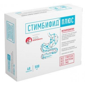 СТИМБИФИД ПЛЮС 500МГ. №40 ТАБ. СТИМБИФИД ПЛЮС 500МГ. №40 ТАБ.