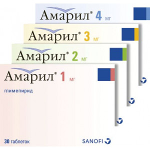 АМАРИЛ 3МГ. №30 ТАБ.