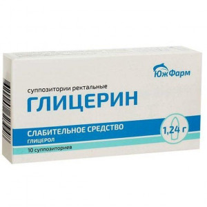 ГЛИЦЕРИН 1,24Г. №10 СУПП. РЕКТ. Д/ДЕТЕЙ /ЮЖФАРМ/ ГЛИЦЕРИН 1,24Г. №10 СУПП. РЕКТ. Д/ДЕТЕЙ /ЮЖФАРМ/
