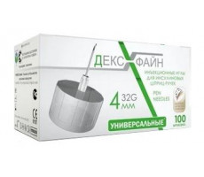 ИГЛА ДЕКСФАЙН 32G 0,23Х4ММ. №100 [DEXFINE]