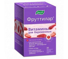 ФРУТТИЛАР ВИТАМИНЫ Д/БЕРЕМЕННЫХ 4Г. №30 ЖЕВ.ПАСТ. /ЭВАЛАР/