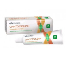 СИНТОМИЦИНА 10% 25Г. ЛИНИМЕНТ ТУБА /УСОЛЬЕ-СИБИРСКИЙ/
