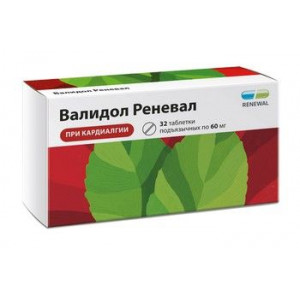 ВАЛИДОЛ РЕНЕВАЛ 60МГ. №32 ТАБ. ПОДЪЯЗЫЧ. /ОБНОВЛЕНИЕ/