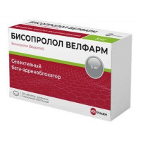 БИСОПРОЛОЛ-ВЕЛФАРМ 5МГ. №60 ТАБ. П/П/О /ВЕЛФАРМ/