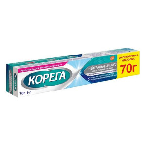 КОРЕГА КРЕМ Д/ФИКС. ЗУБ.ПРОТЕЗОВ 70Г. ЭКСТРА СИЛЬНЫЙ НЕЙТРАЛЬНЫЙ ВКУС [COREGA]