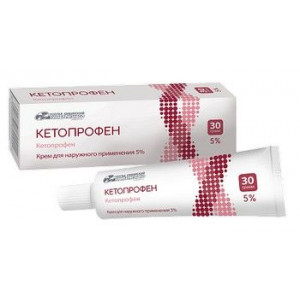 КЕТОПРОФЕН 5% 30Г. КРЕМ Д/НАРУЖ.ПРИМ. ТУБА /УСОЛЬЕ-СИБИРСКИЙ/ КЕТОПРОФЕН 5% 30Г. КРЕМ Д/НАРУЖ.ПРИМ. ТУБА /УСОЛЬЕ-СИБИРСКИЙ/